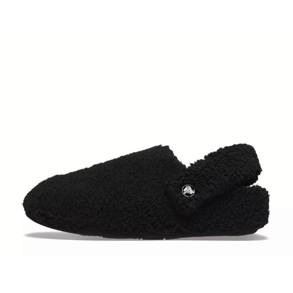NEW CROCS Sizes 7-10 Women's Classic Cozzzy Slipper - Black - Picture 3 of 7